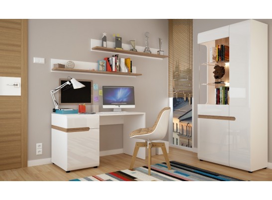 Шкаф с витриной 3D/TYP 01 Линате