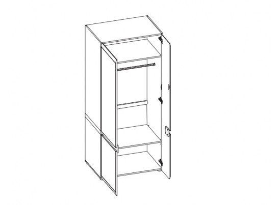 Шкаф 2D/TYP 20A Линате