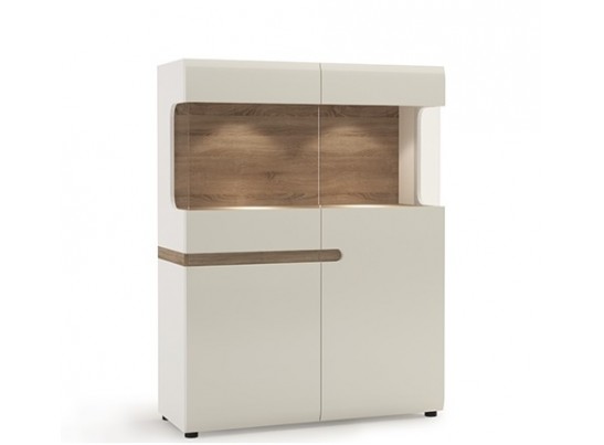 Шкаф с витриной 3D-1S/TYP 33 Линате