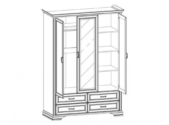 Шкаф 3D4S Монако