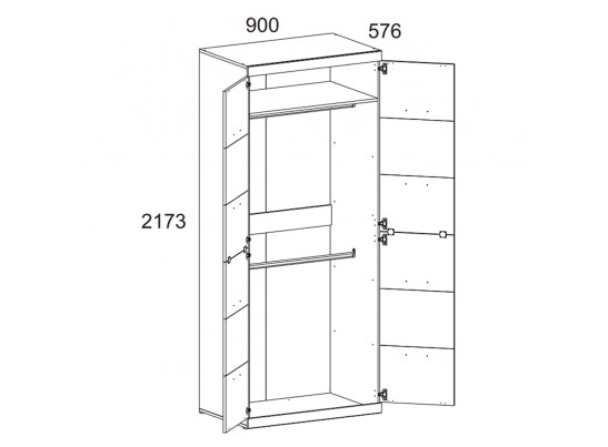 Оскар, Шкаф 2DG