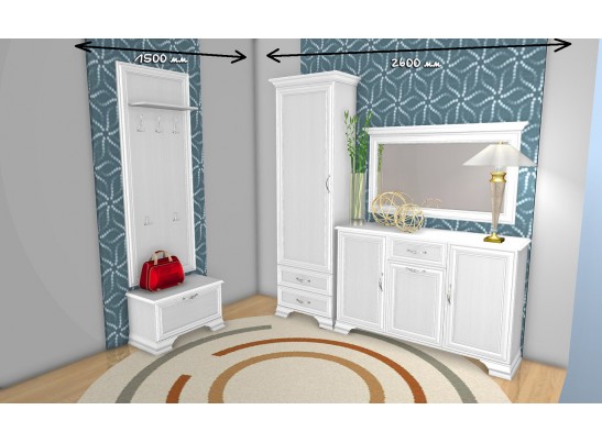 Шкаф 1D2S Тиффани