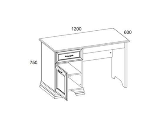 Стол письменный 120 Тиффани