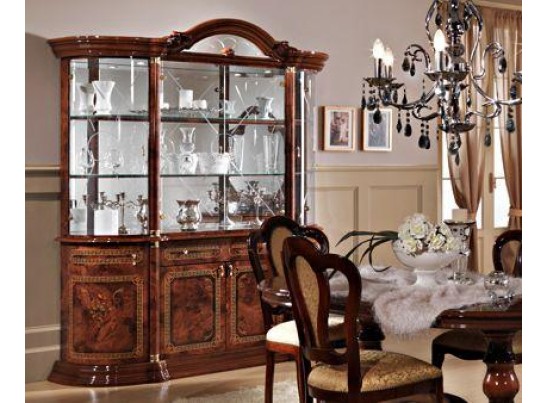 Модульная гостиная "Роза" (комплект мебели) (орех)