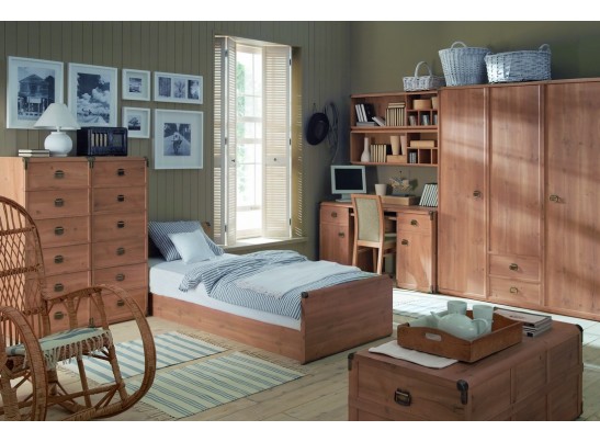 Шкаф трехдверный ИНДИАНА JSZF 3D2S