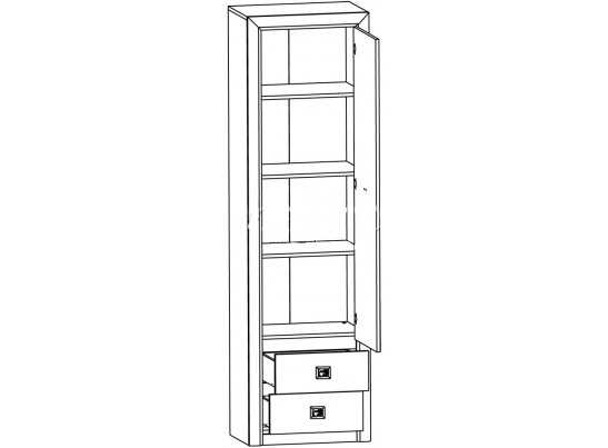 Шкаф-пенал REG1D2S КОЕН