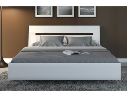 Кровать с металлическим основанием S205-LOZ 140 AZTECA, белый глянец