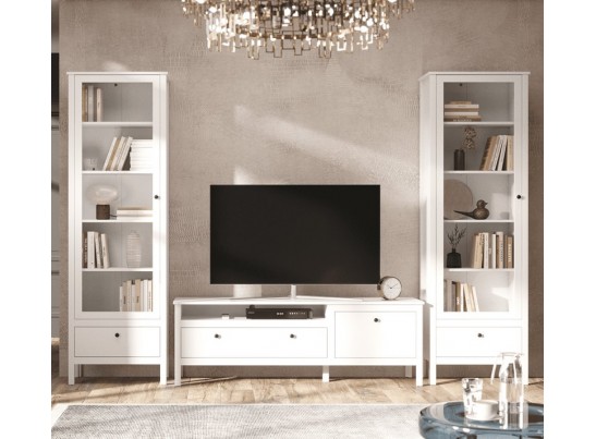 Витрина Эва белый REG1W1S/65
