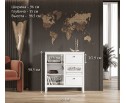 Тумба-комод Эва белый KOM1D3S/95
