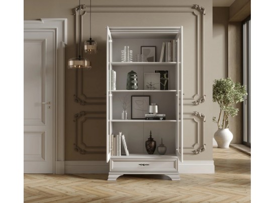 Витрина Кентаки белый REG2W1S