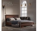 Кровать Кентаки каштан LOZ160x200