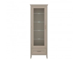 Витрина с подсветкой Классик глиняный серый REG1W1SZK
