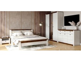 Спальный гарнитур Даллас, дуб винтерберг/таксония вариант 2