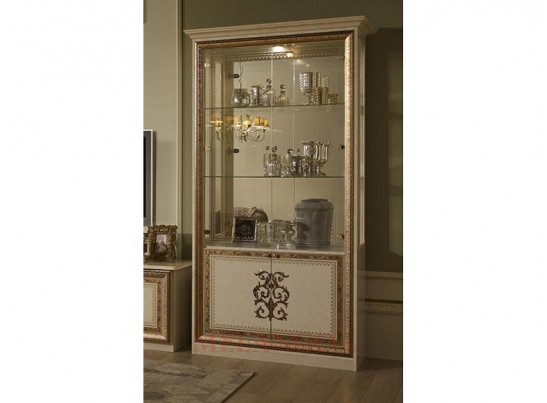 Витрина 2-х дверная "Анита" (беж)