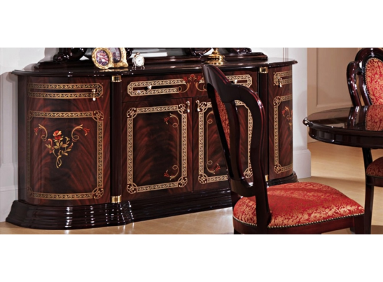 Модульная гостиная "Роза" (комплект мебели) (могано)