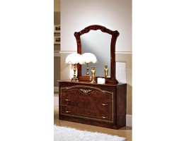 Комод  с зеркалом "Ирина" (орех)