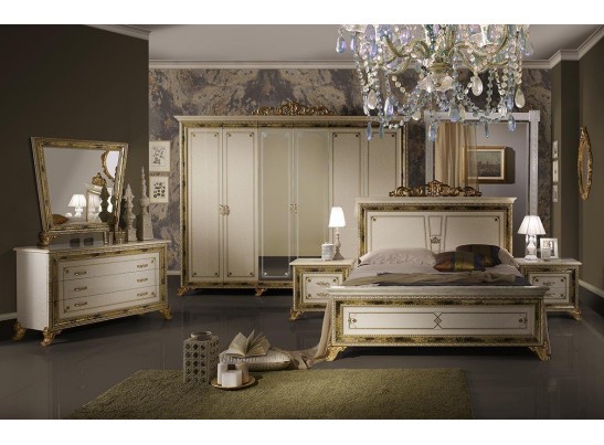 Комод с зеркалом "Катя" (беж.)