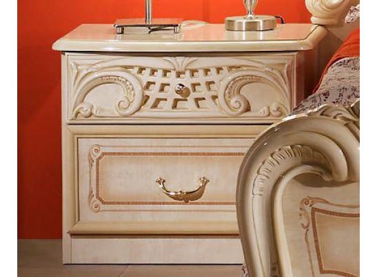 Спальня "Роза" с 4-х дверным шкафом беж