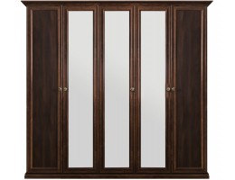 Шкаф 5-ти ств (2+1+2) с зеркалом "Афина" караваджо