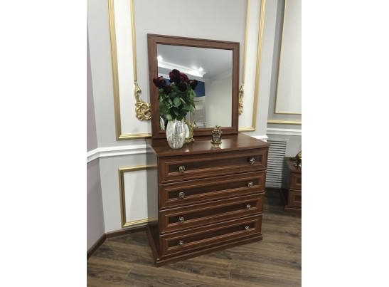 Комод 4 ящика "Афина" крем корень