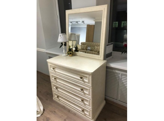 Зеркало рамочное "Афина" крем корень