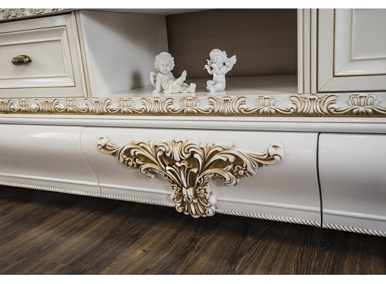 Гостиная Алсу 2+2 белый глянец