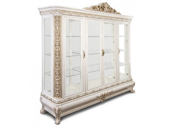 Сервант Алсу белый глянец