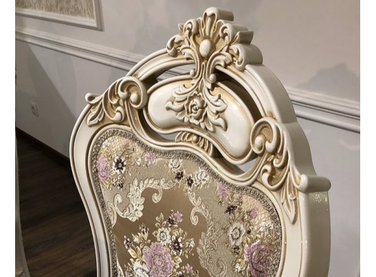 Комплект обеденный Алсу белый глянец