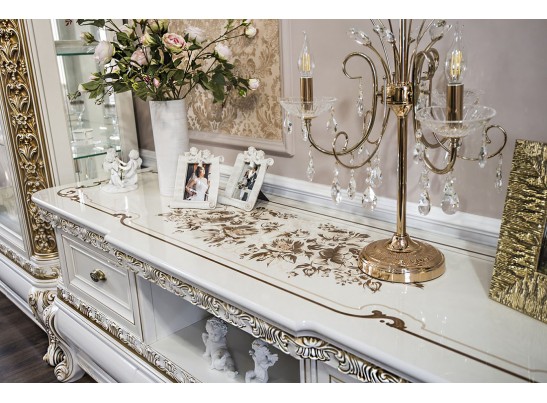 Гостиная Алсу 2+2 белый глянец