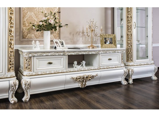 Гостиная Алсу 2+2 белый глянец