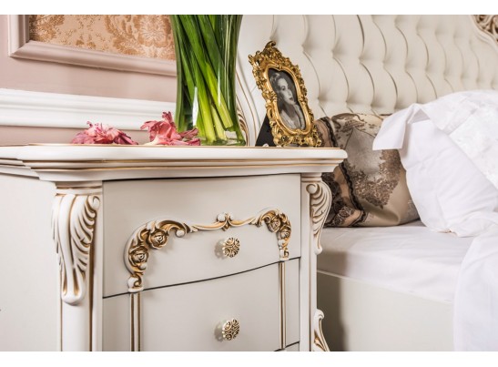 Спальный гарнитур Анна Мария, белый матовый