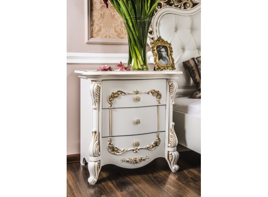 Спальный гарнитур Анна Мария, белый матовый