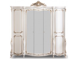 Шкаф 5-створчатый Анна Мария, белый матовый