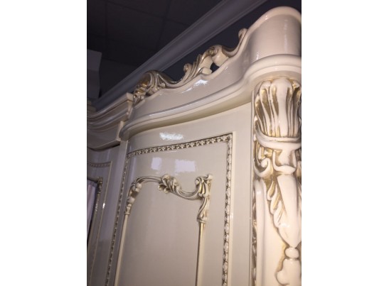 Спальня Джоконда с 4х дверным шкафом (крем глянец)