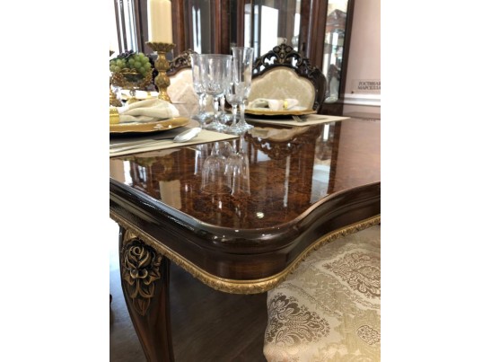 Обеденная зона "Джоконда" (стол и 6 стульев) (корень дуба)