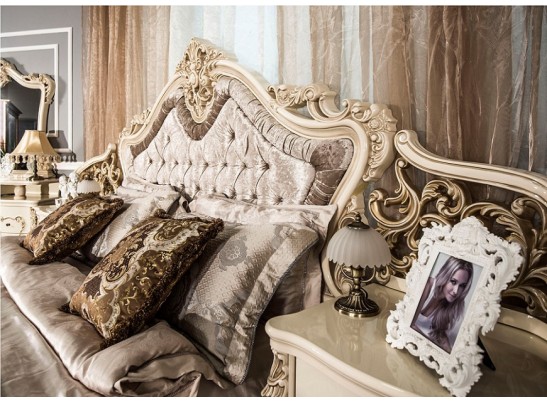 Прикроватная тумбочка Джоконда (крем глянец)