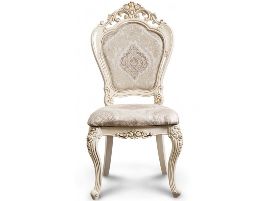 Обеденная зона "Джоконда" (стол и 6 стульев) (крем глянец)