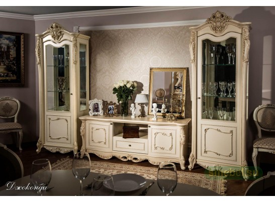 ТВ-тумба "Джоконда" (крем глянец)