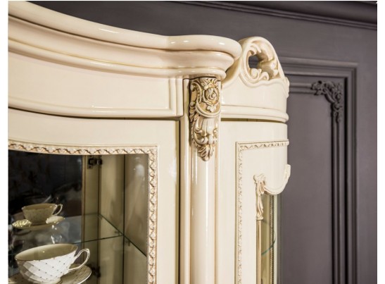 Сервант "Джоконда" 2,3 (крем глянец)