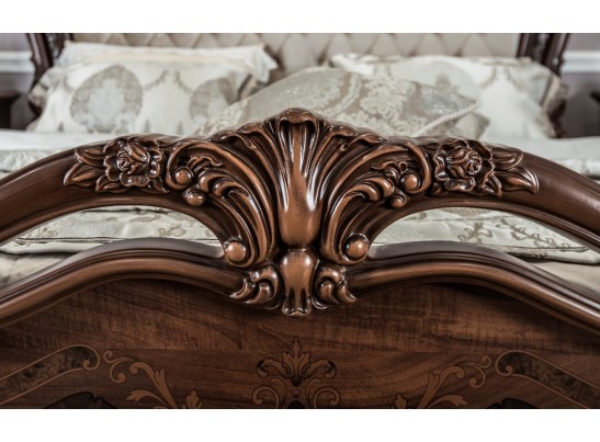 Кровать двуспальная Илона 1.8 караваджо с мягким изголовьем