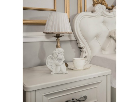 Спальня Мишель с 6-створчатым шкафом, белая