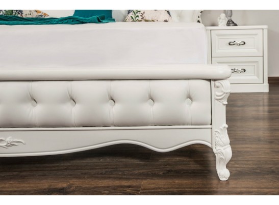 Спальня Мишель с 6-створчатым шкафом, белая