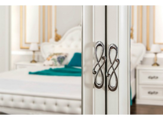 Секция углового шкафа Мишель, белая (без стоевых)