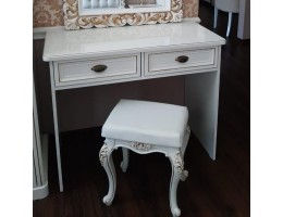 Пуфик Натали, белый глянец