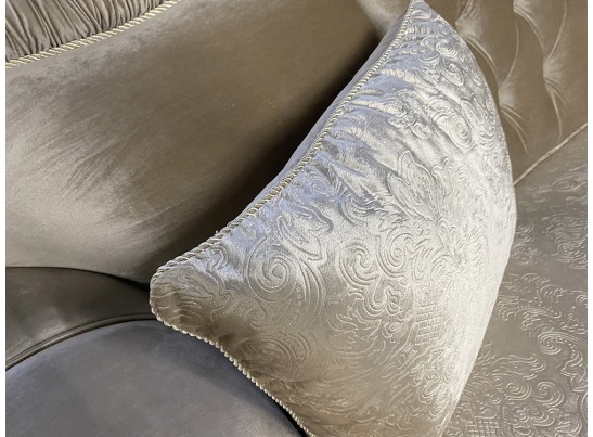 Диван раскладной Патрисия, серый глянец