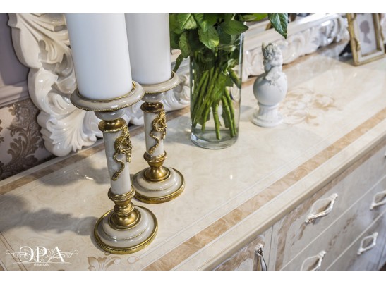 Тумба ТВ Патрисия крем глянец