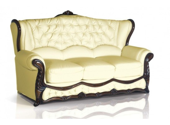 Диван трехместный "ПРАГА" (нат. кожа)