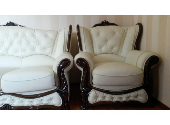 Кресло "ПРАГА" (нат. кожа)