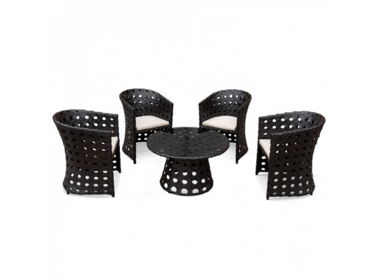 Обеденная группа на 4 персоны KM-0009 (белый)