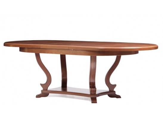 Стол раздвижной ГРАНД Майя из массива бука, тон 3